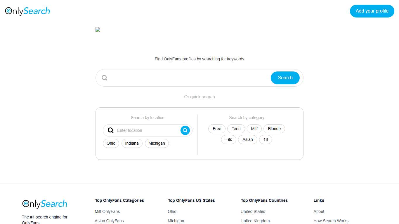OnlySearch | #1 OnlyFans Search Engine & Finder: Near me, Name, Niche & Location