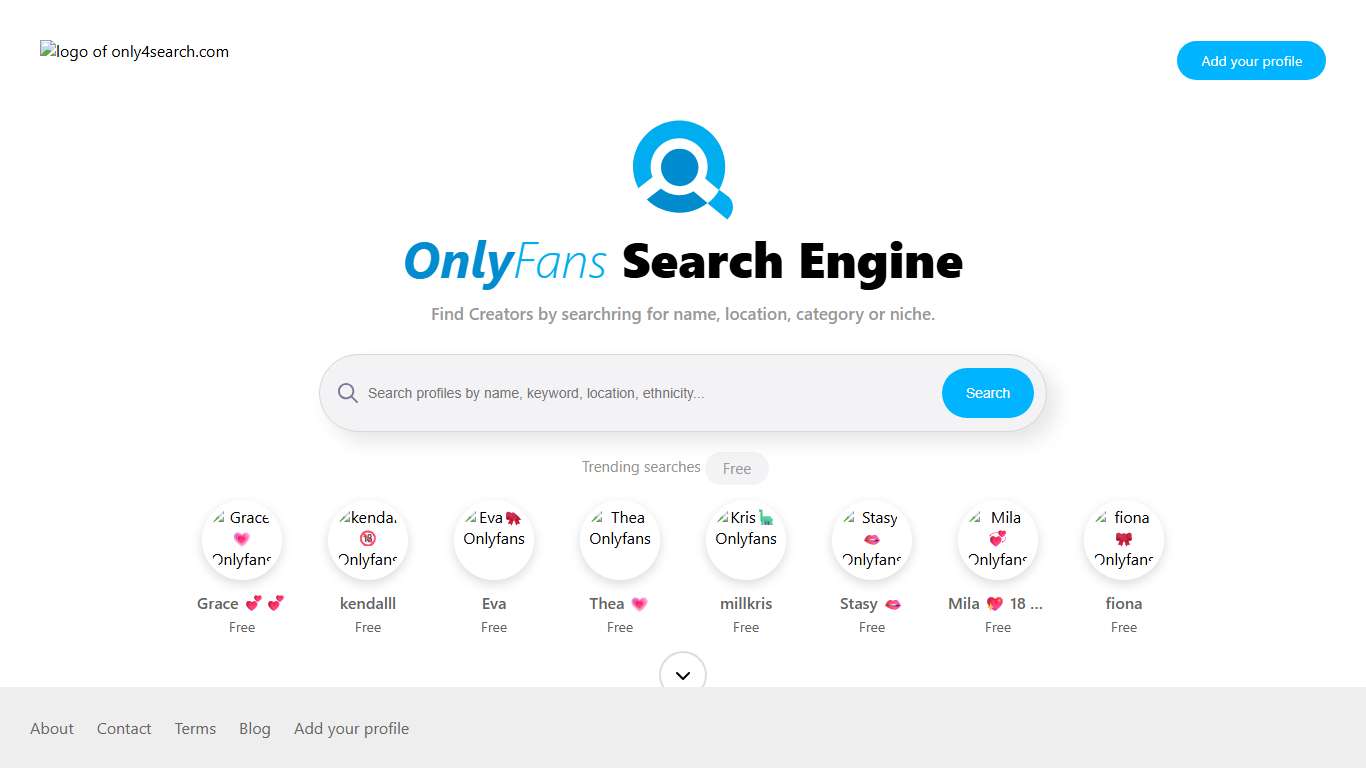 OnlyFans Search Engine – Find OnlyFans Creators | Only4Search.com